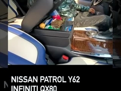 Consacré pour patrouiller l'accoudoir intérieur augmenté en plastique de voiture noire d'accoudoir du PAIR y62